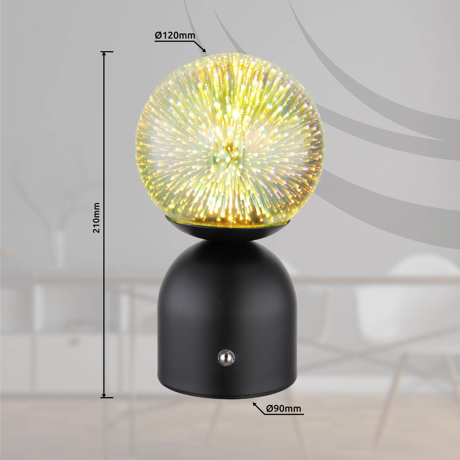 Globo Lampe de table LED rechargeable Julsy