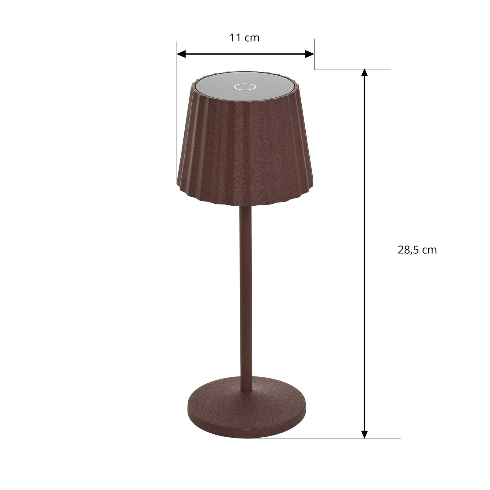 Lindby Lampe de table LED à accu Esali