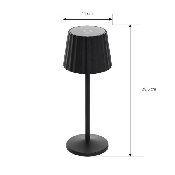 Lindby Lampe de table LED à accu Esali