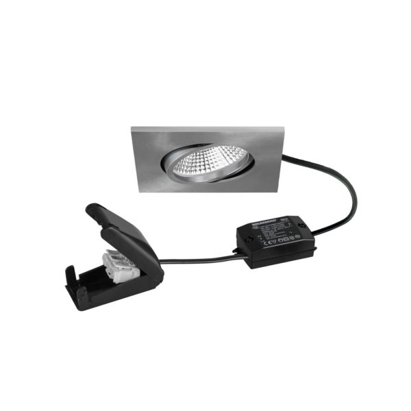 BRUMBERG BB25 Spot LED IP65 on/off Boîtier de raccordement nickel mat BRUMBERG