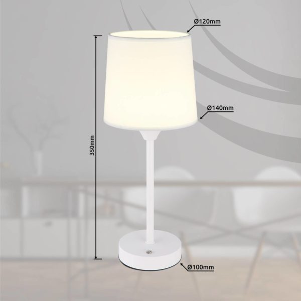 Globo Lampe de table LED rechargeable Lunki