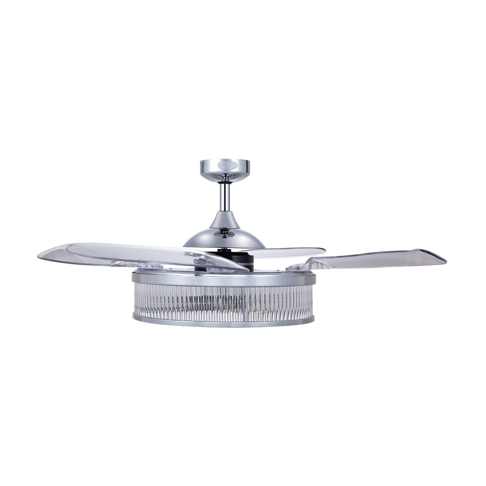 Beacon Lighting Beacon ventilateur de plafond lumière Fanaway Corbelle chrome silencieux Beacon Lighting