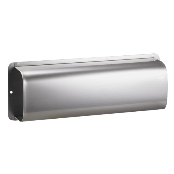 ALCO Porte-journaux en acier inoxydable adapté à la boîte aux lettres RAIN Alco