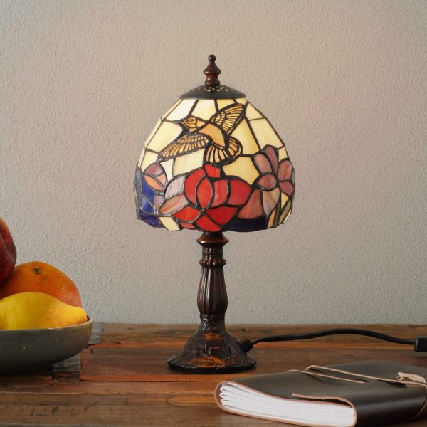 Artistar Lampe à poser IRENA style Tiffany Artistar