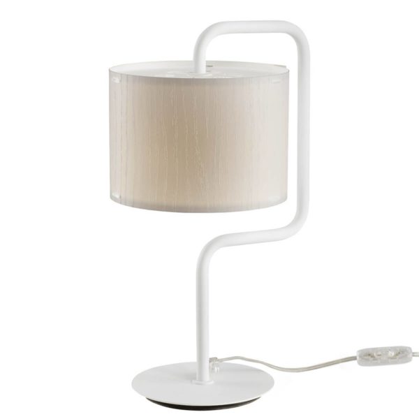 Artempo Italia Lampe de table Morfeo abat-jour plastique crème Artempo Italia