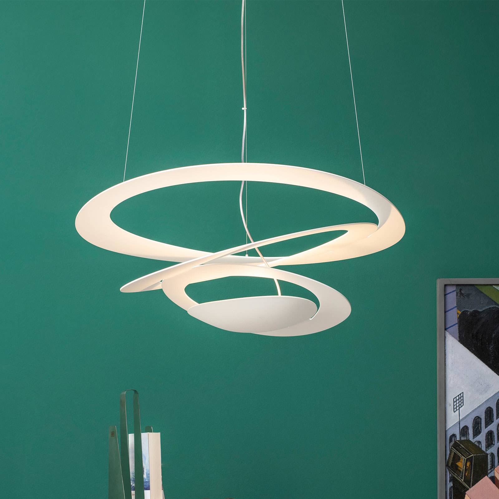 Artemide Suspension de designer blanche Pirce