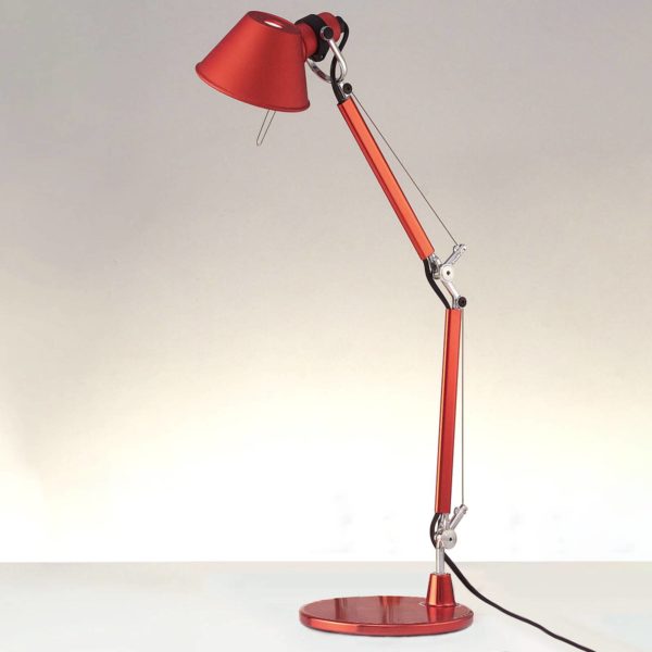 Artemide Tolomeo Micro lampe à poser, rouge Artemide