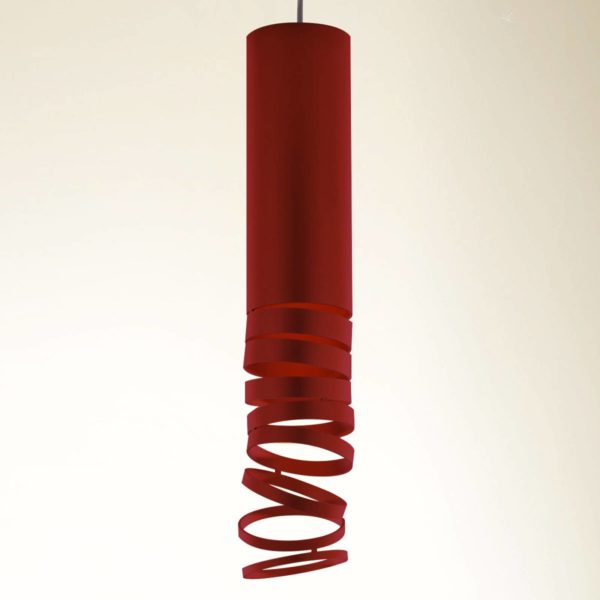 Artemide Décomposé suspension rouge Artemide