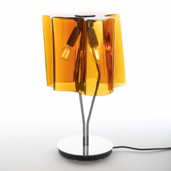 Artemide Logico lampe à poser 44 cm tabac/chromé Artemide