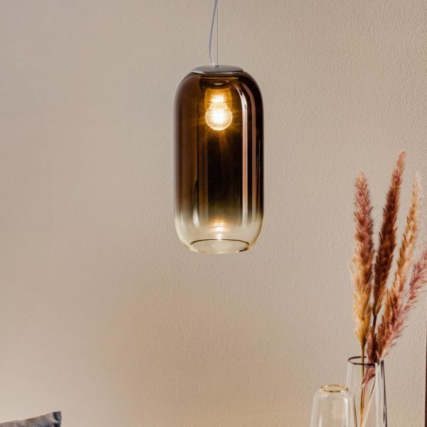 Artemide Gople Mini suspension bronze/argentée Artemide