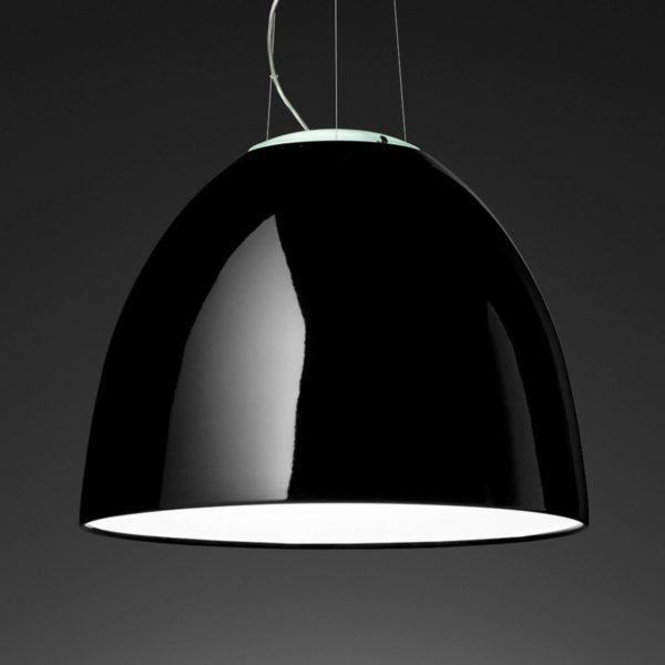 Artemide Nur Gloss suspension via appli noire Artemide