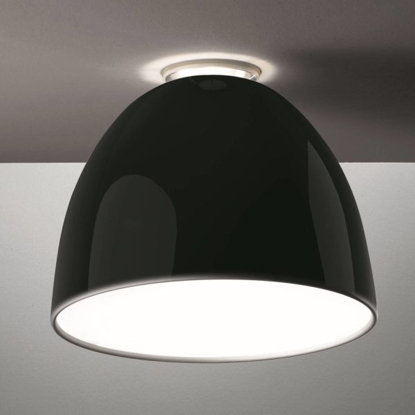 Artemide Nur Mini Gloss plafonnier, noir Artemide