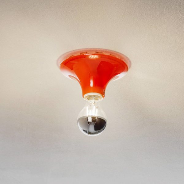 Artemide Teti plafonnier design, orange Artemide
