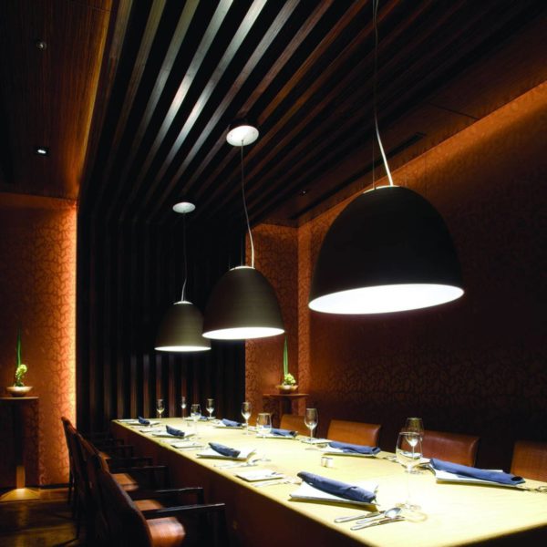 Artemide Nur Mini suspension LED, anthracite Artemide