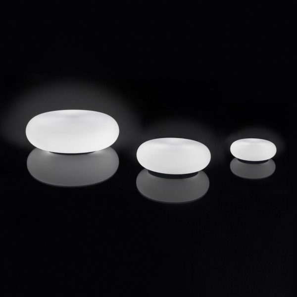 Artemide Itka lampe table abat-jour verre Ø 50 cm Artemide