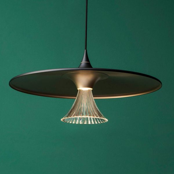 Artemide Ipno suspension LED, noire-dorée Artemide