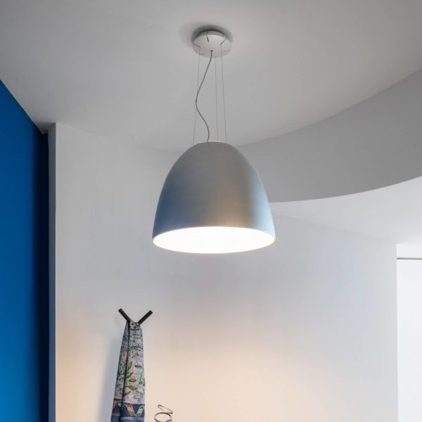 Artemide Nur App suspension LED gris métal Artemide