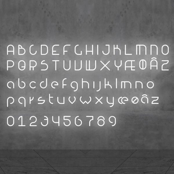 Artemide Alphabet of Light applique majuscule Ø Artemide