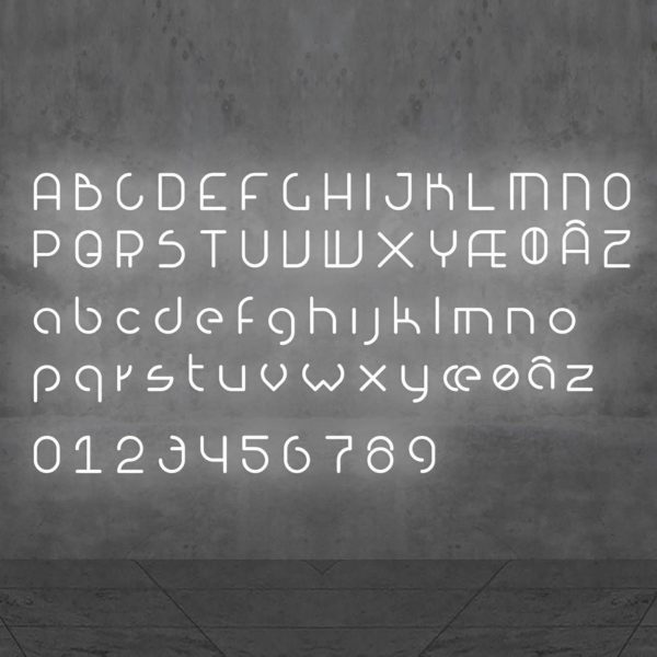 Artemide Alphabet of Light applique minuscule i Artemide