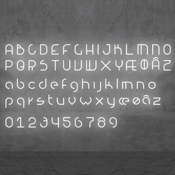 Artemide Alphabet of Light applique minuscule n Artemide
