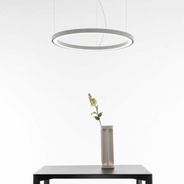 Artemide Ripple LED suspension blanc, Ø 90 cm Artemide