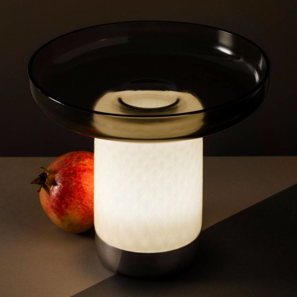 Artemide Bontà lampe à poser LED, coupe grise Artemide