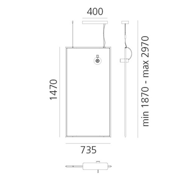 Artemide Discovery Space Spot Rectangular CCT Artemide