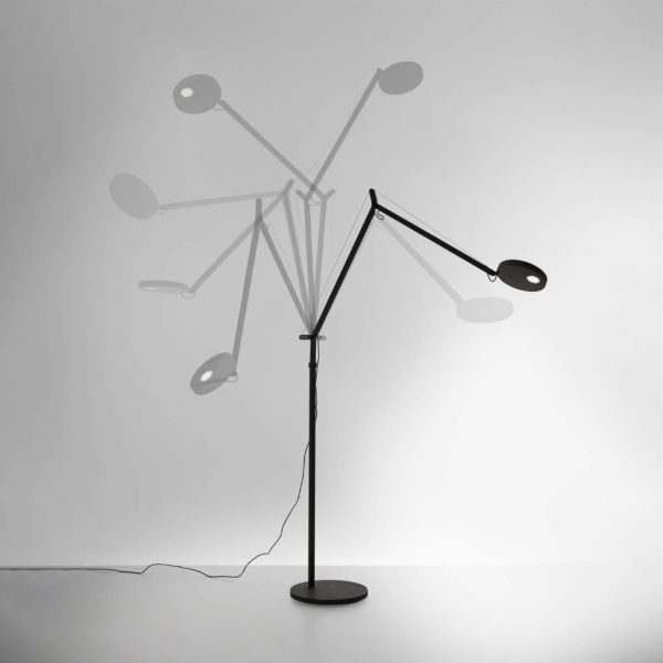 Artemide Demetra Reading lampadaire LED 930 gris Artemide