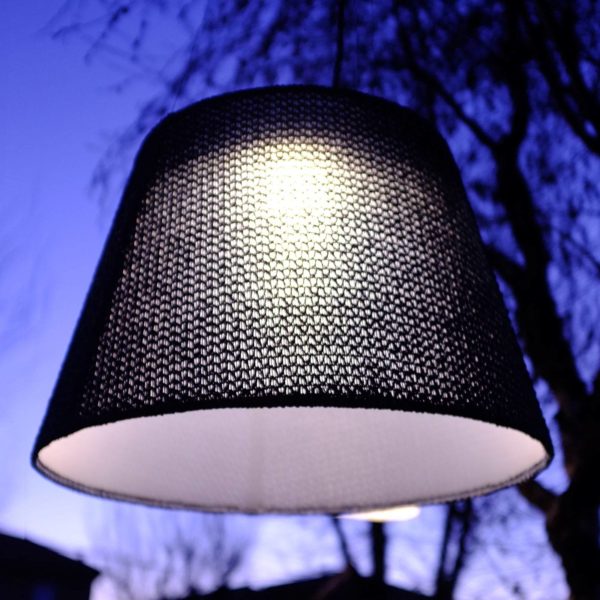 Artemide Tolomeo suspension d’extérieur LED, noire Artemide