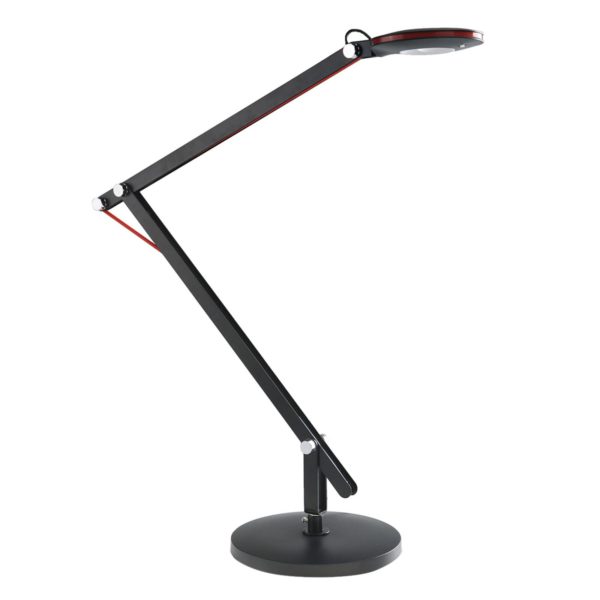 Aluminor Lampe de bureau LED Cosmos noire Aluminor