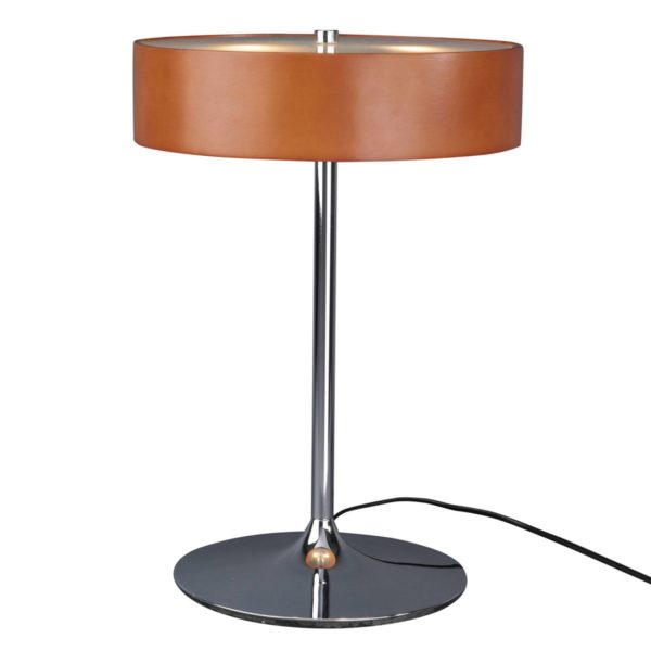 Aluminor Malibu – lampe à poser avec bois de cerisier Aluminor