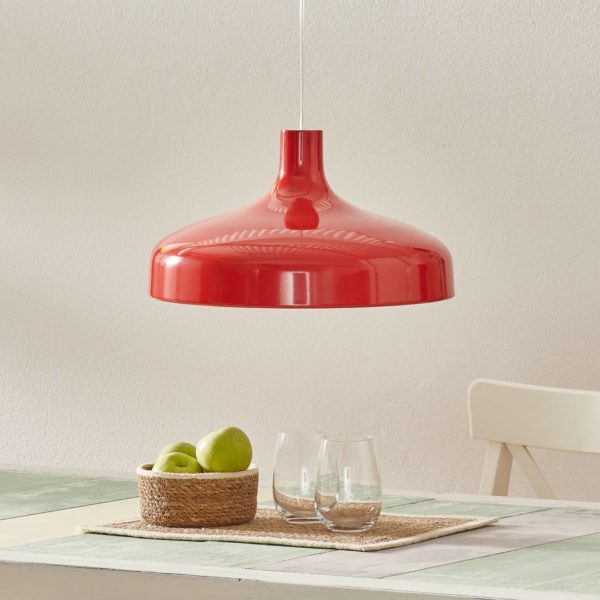 Aluminor Grande suspension Brasilia rouge Aluminor