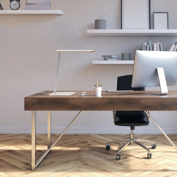 Aluminor Lampe de bureau LED Orbit avec induction