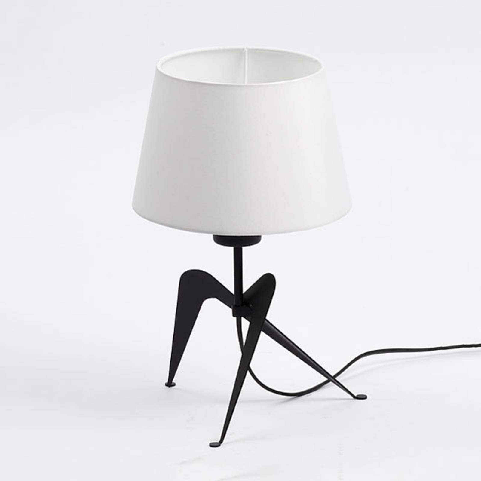 Aluminor Lampe à poser Lola avec abat-jour en tissu