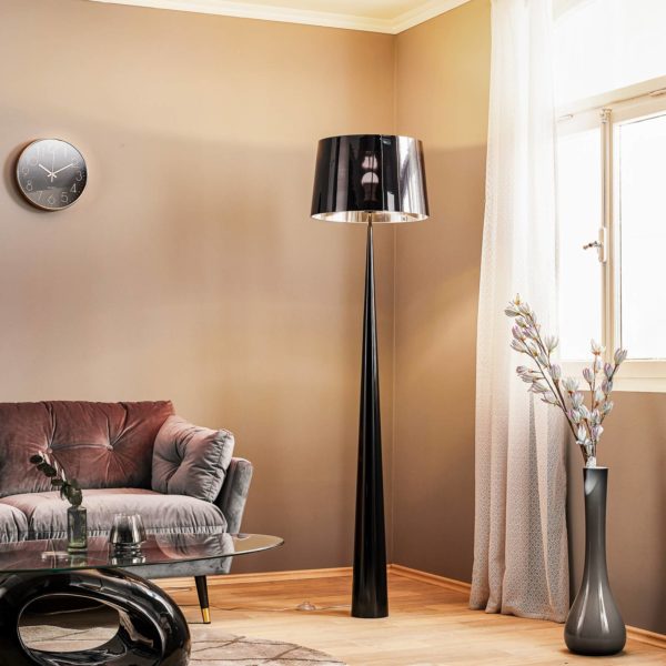 Aluminor Lampadaire Totem LS à la finition chromée