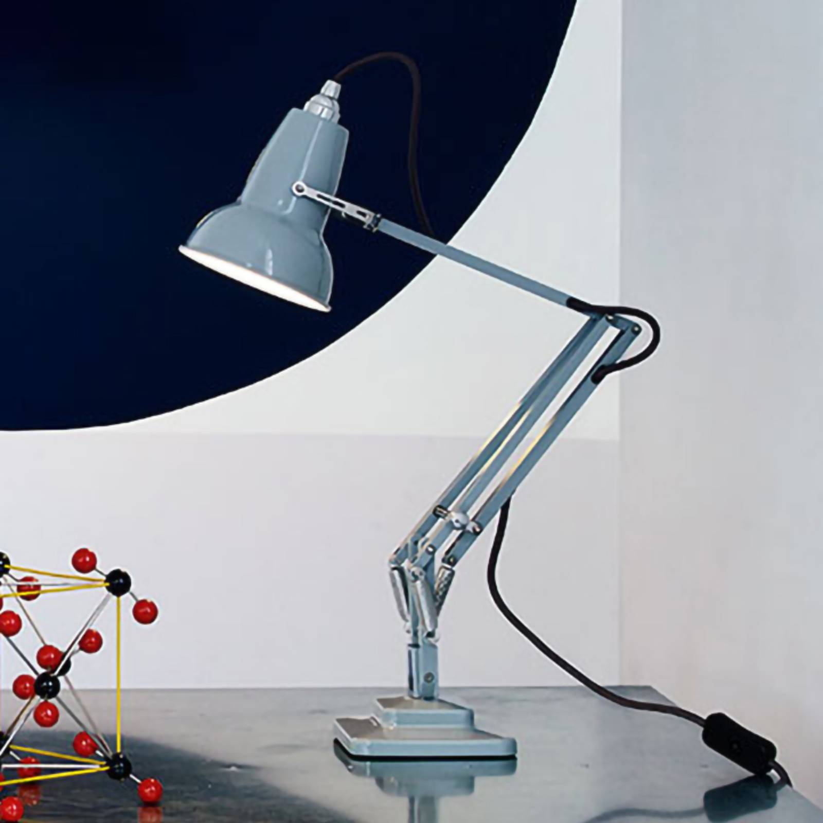 Anglepoise Original 1227 Mini lampe à poser grise Anglepoise