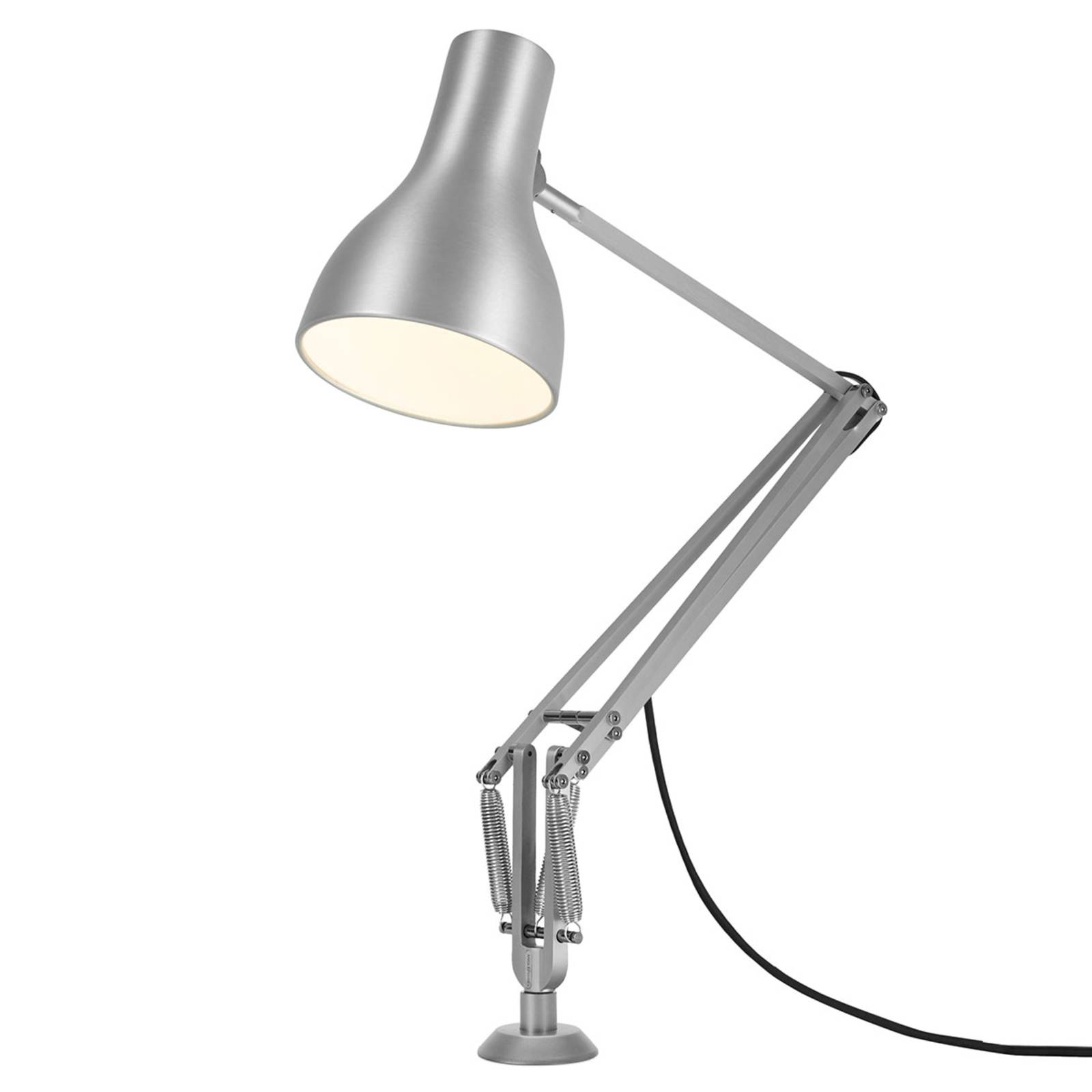 Anglepoise Type 75 lampe à pied à vis argentée Anglepoise