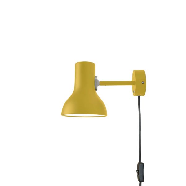 Anglepoise Type 75 Mini applique prise jaune ocre Anglepoise