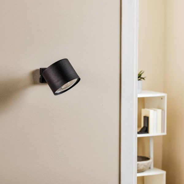 ALDEX Spot mural Bot noir, orientable ALDEX