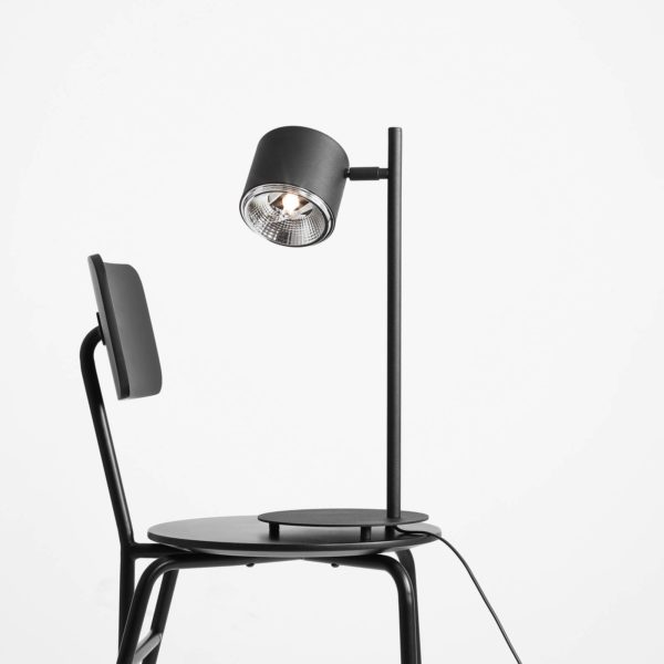 ALDEX Lampe à poser Bot noire