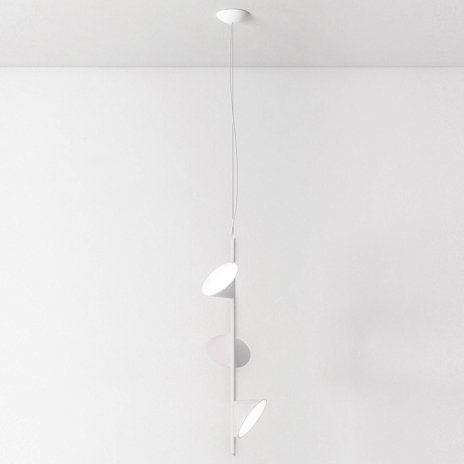 Axo Light Axolight Orchid suspension LED à 3 lampes blanche Axo Light