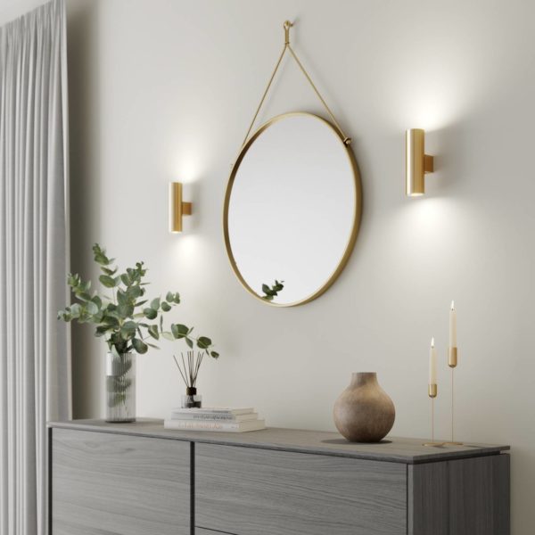 Euluna Marion applique, à 2 lampes, laiton Euluna
