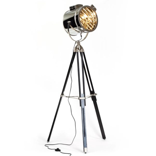 Brilliant Ciné - lampadaire au design de projecteur Brilliant