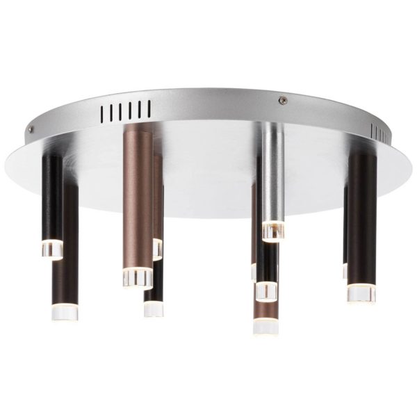 Brilliant Plafonnier LED Cembalo dimmable 12 lampes Brilliant