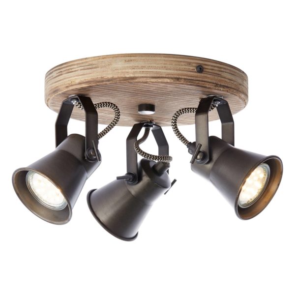 Brilliant Spot pour plafond Seed à 3 lampes