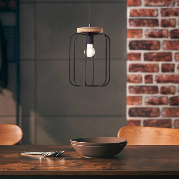 Brilliant Suspension Tosh détails en bois, une lampe Brilliant