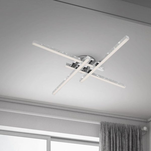 Briloner Plafonnier Rey effet scintillant
