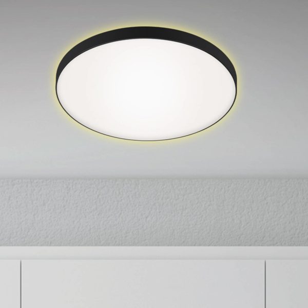 Briloner Plafonnier LED Flet avec Backlight