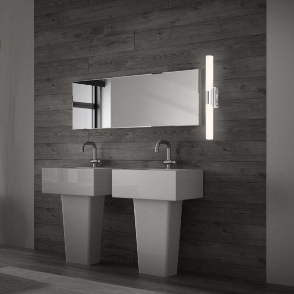 Briloner Applique pour miroir Klak Brilo, chromée, 47 cm Briloner
