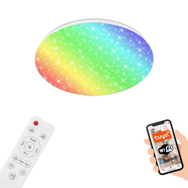 Briloner Plafonnier LED Barny S